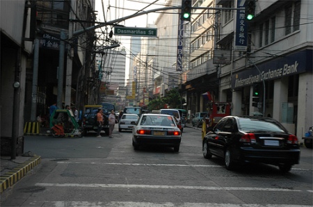 Calle Rosario Binondo - before and today 2
