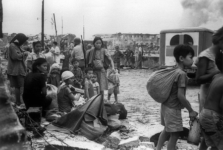 Survivors of War, Intramuros, Manila 1945